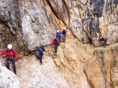 006-In der Ferrata Giovanni Lipella